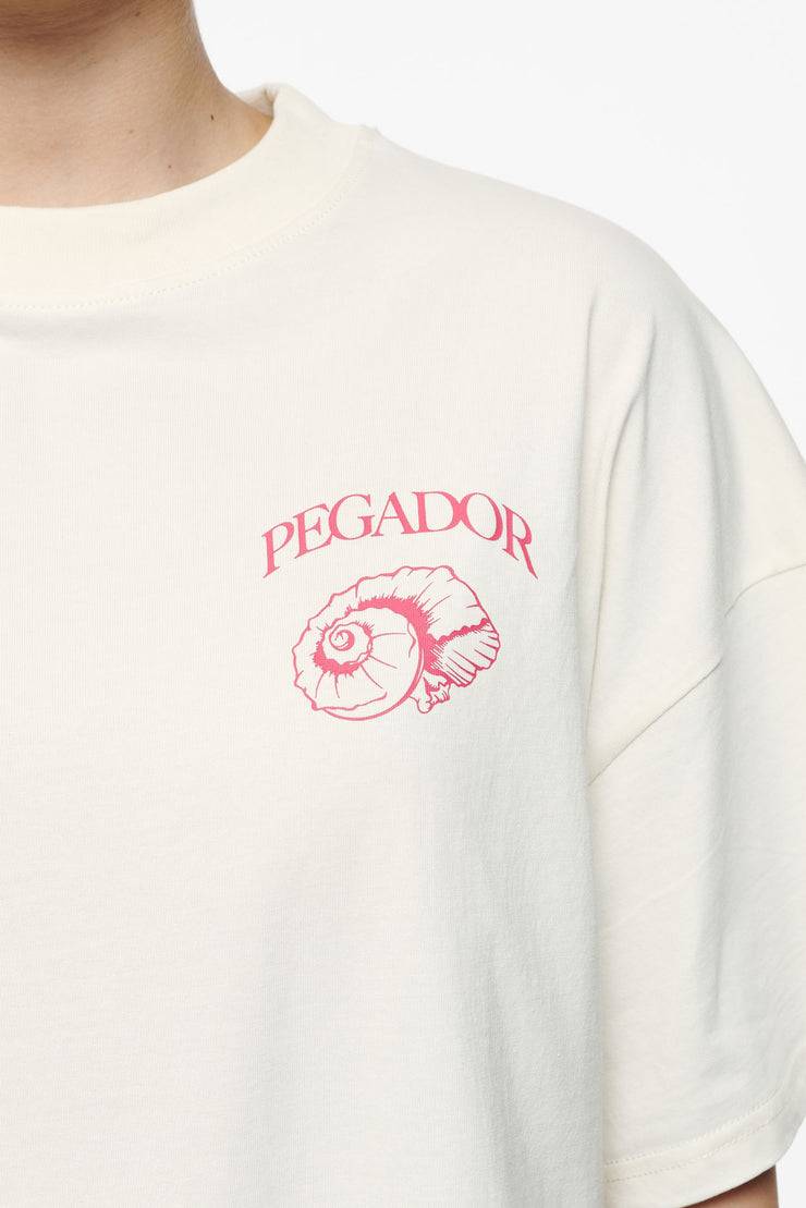 Pegador Metra Heavy Oversized Tee Vintage Washed Unbleached Verkauf