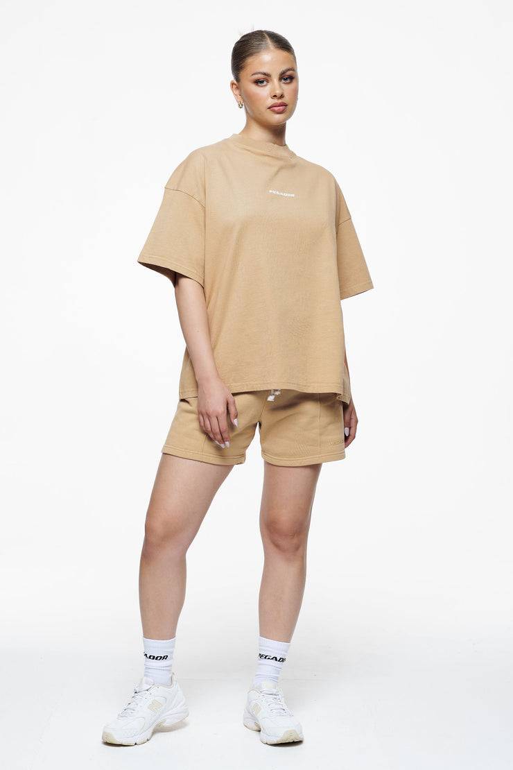 Pegador Culla Logo Heavy Oversized Tee Vintage Washed Espresso Fabrik Onlineshop