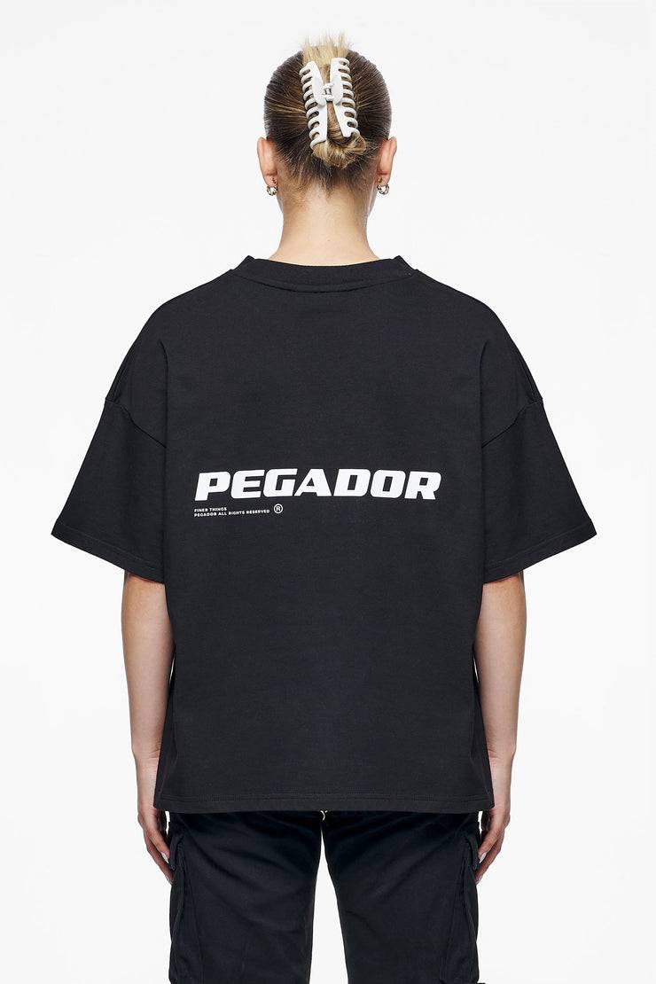 Pegador Culla Logo Heavy Oversized Tee Black Fabrikpreis
