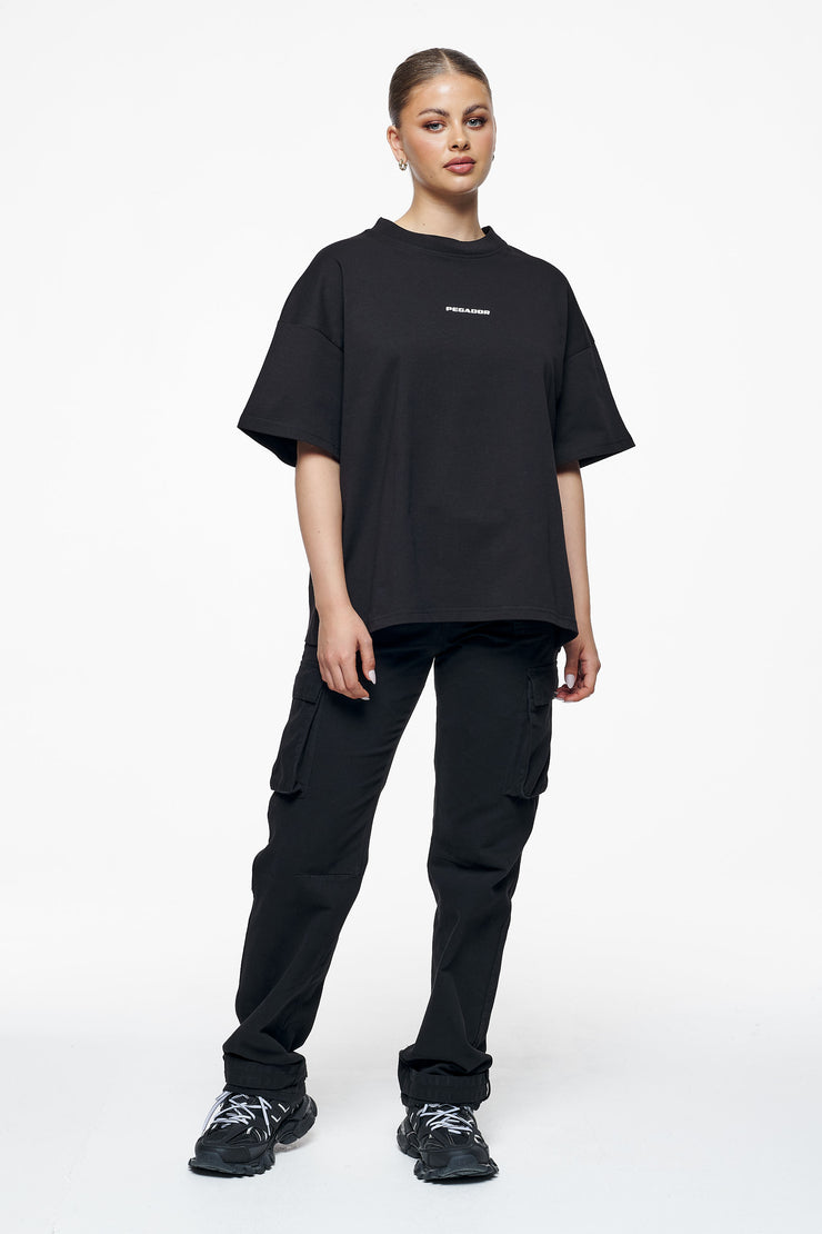 Pegador Culla Logo Heavy Oversized Tee Black Fabrikpreis