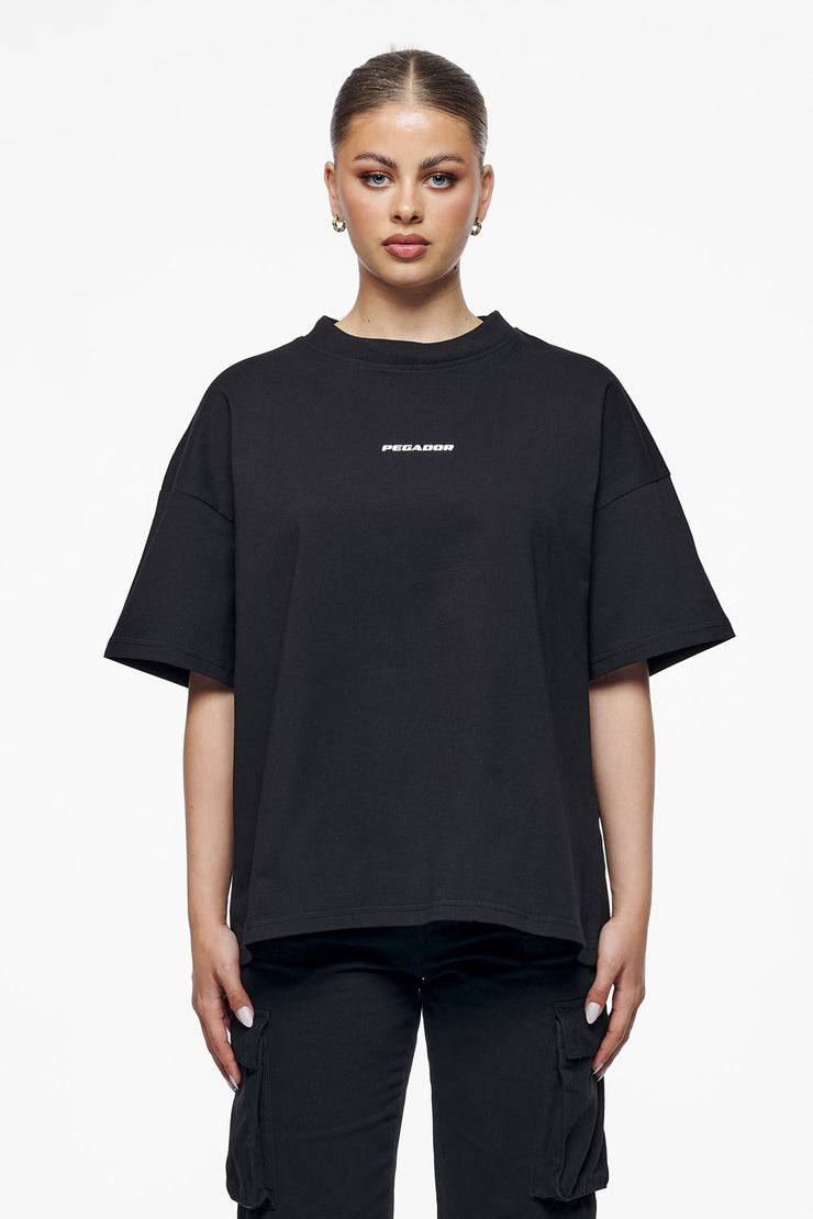 Pegador Culla Logo Heavy Oversized Tee Black Fabrikpreis