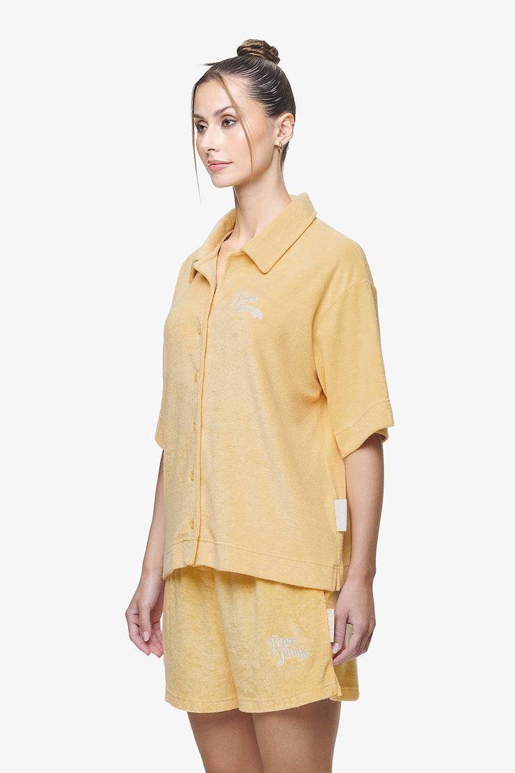 Pegador Cecina Frottee Overshirt Golden Sun Rabatt