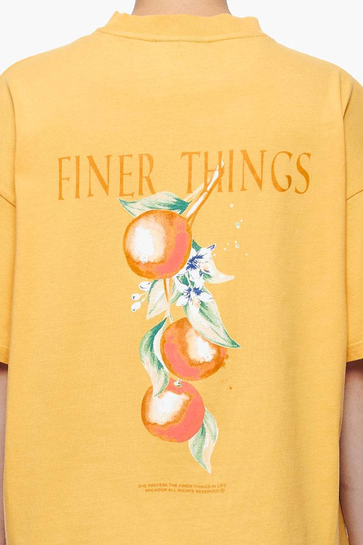 Pegador Brenda Heavy Oversized Tee Vintage Washed Golden Sun Versandkostenfrei