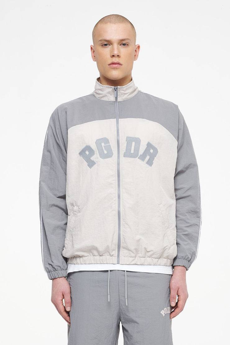 Pegador Ascot Track Jacket Dusk Grey Angels Cream Heißer Verkauf