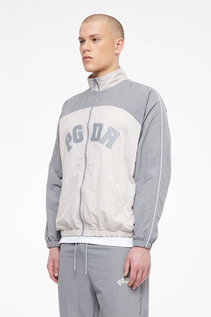 Pegador Ascot Track Jacket Dusk Grey Angels Cream Heißer Verkauf