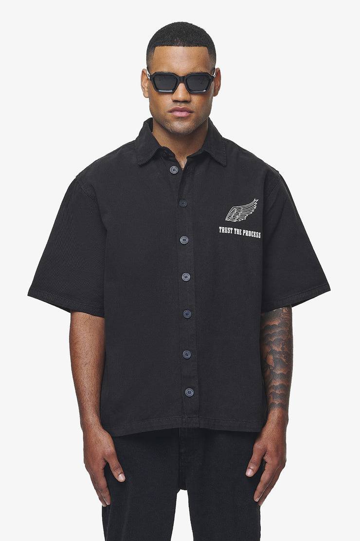 Pegador Skyler Denim Shirt Black Ink Online Outlet