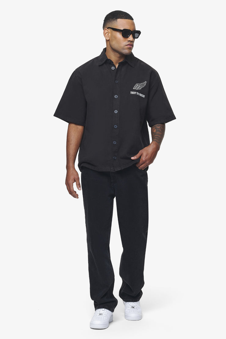 Pegador Skyler Denim Shirt Black Ink Online Outlet