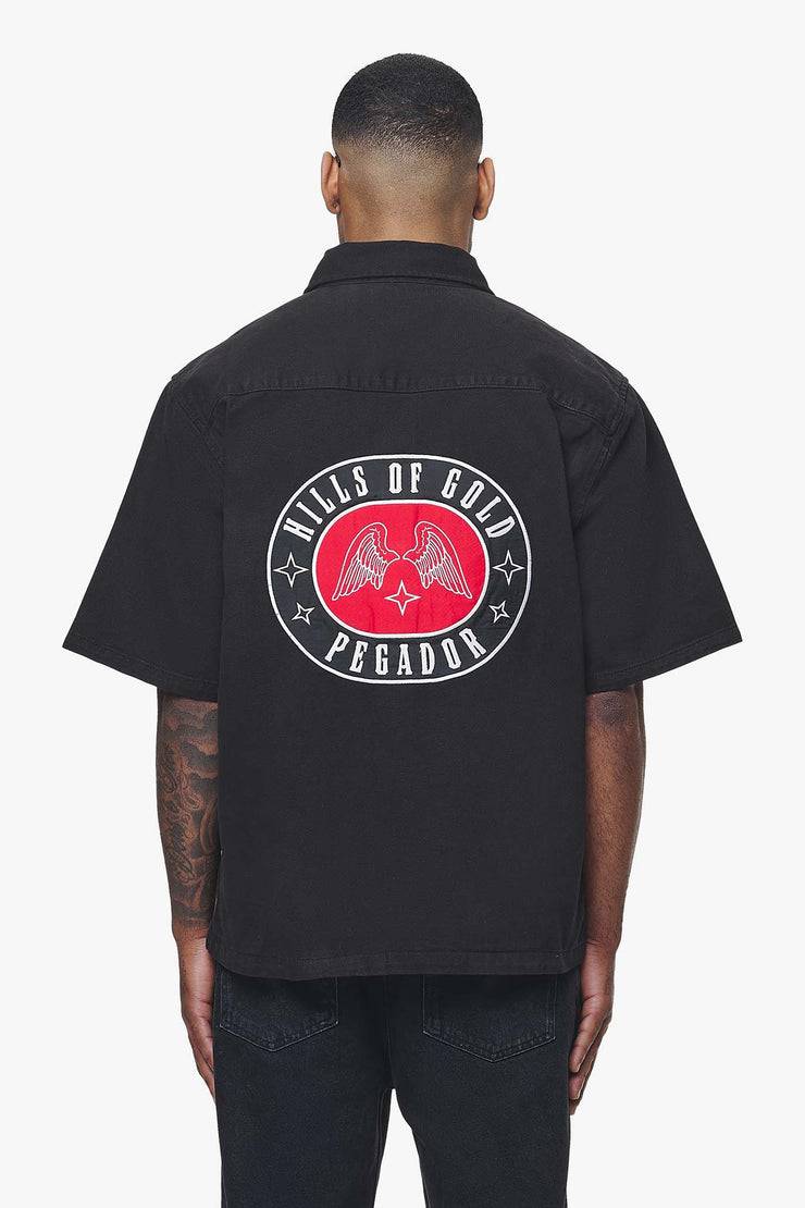 Pegador Skyler Denim Shirt Black Ink Online Outlet