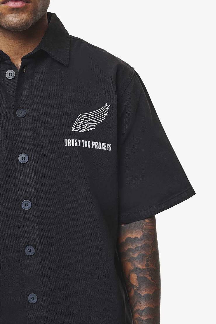 Pegador Skyler Denim Shirt Black Ink Online Outlet