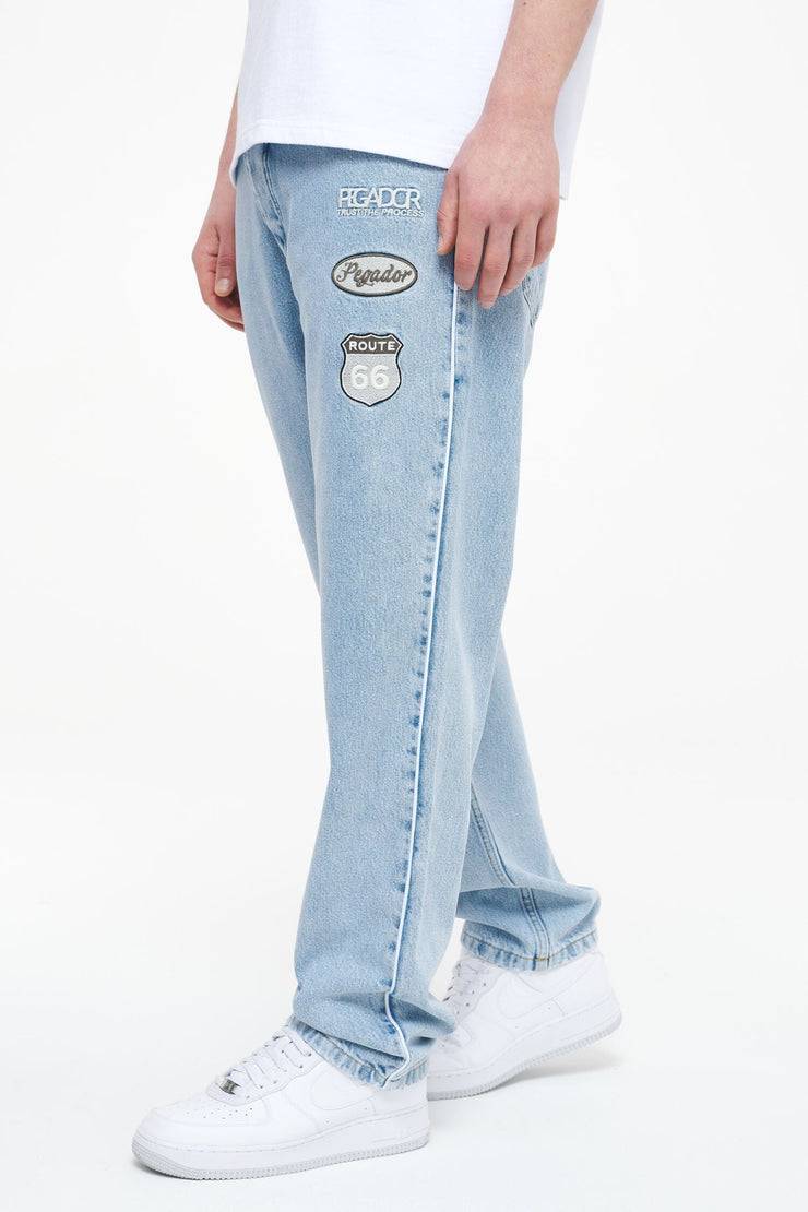 Pegador Vanness Baggy Jeans Washed Blue Blitzangebot