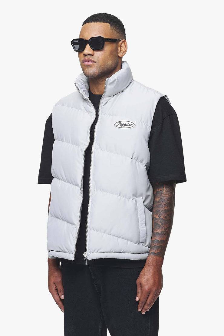 Pegador Yale Puffer Vest Dusk Grey Räumungsverkauf