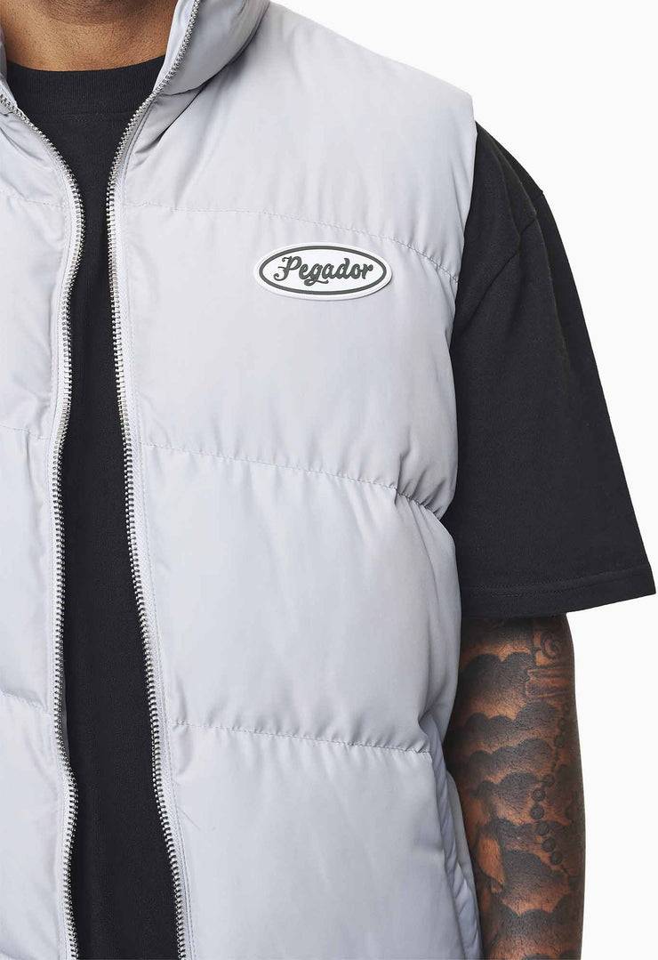 Pegador Yale Puffer Vest Dusk Grey Räumungsverkauf