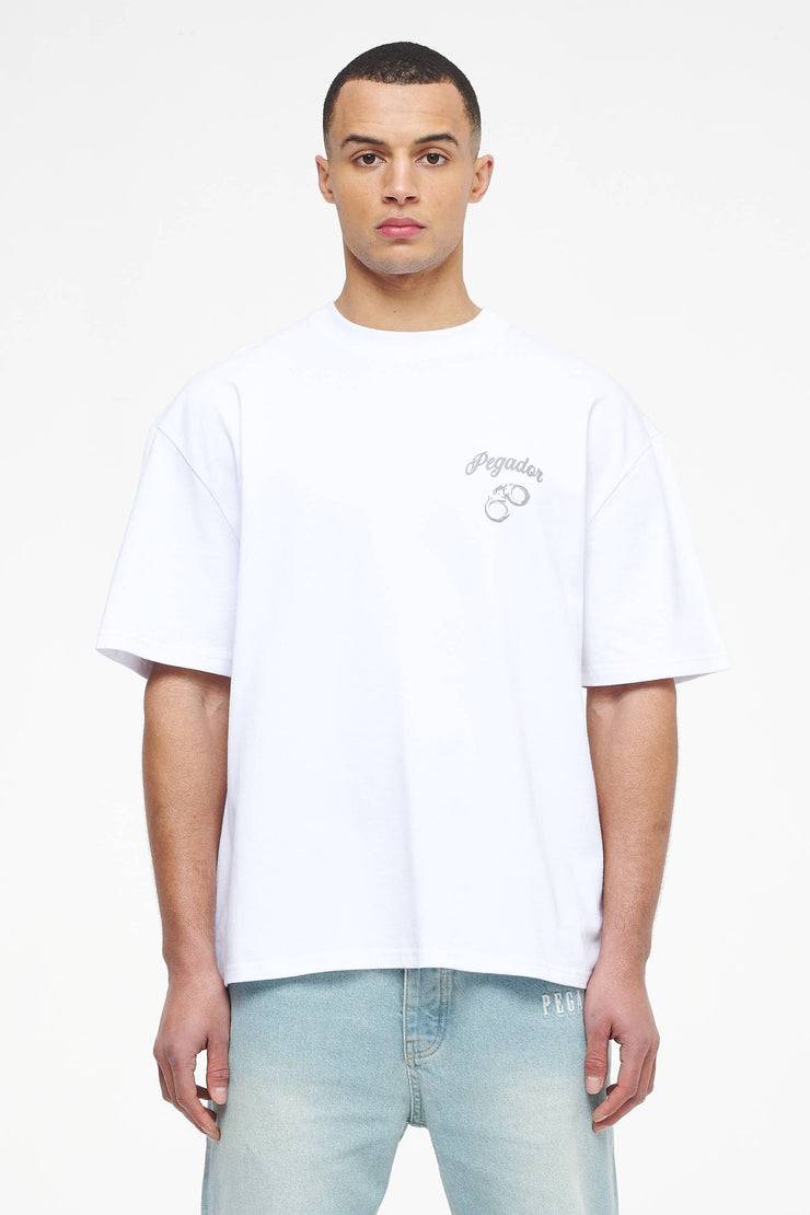 Pegador Skena Oversized Tee White JETZT KAUFEN