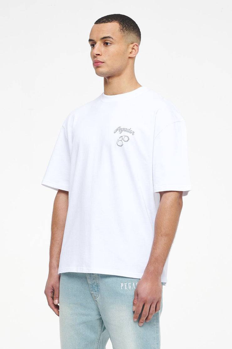 Pegador Skena Oversized Tee White JETZT KAUFEN