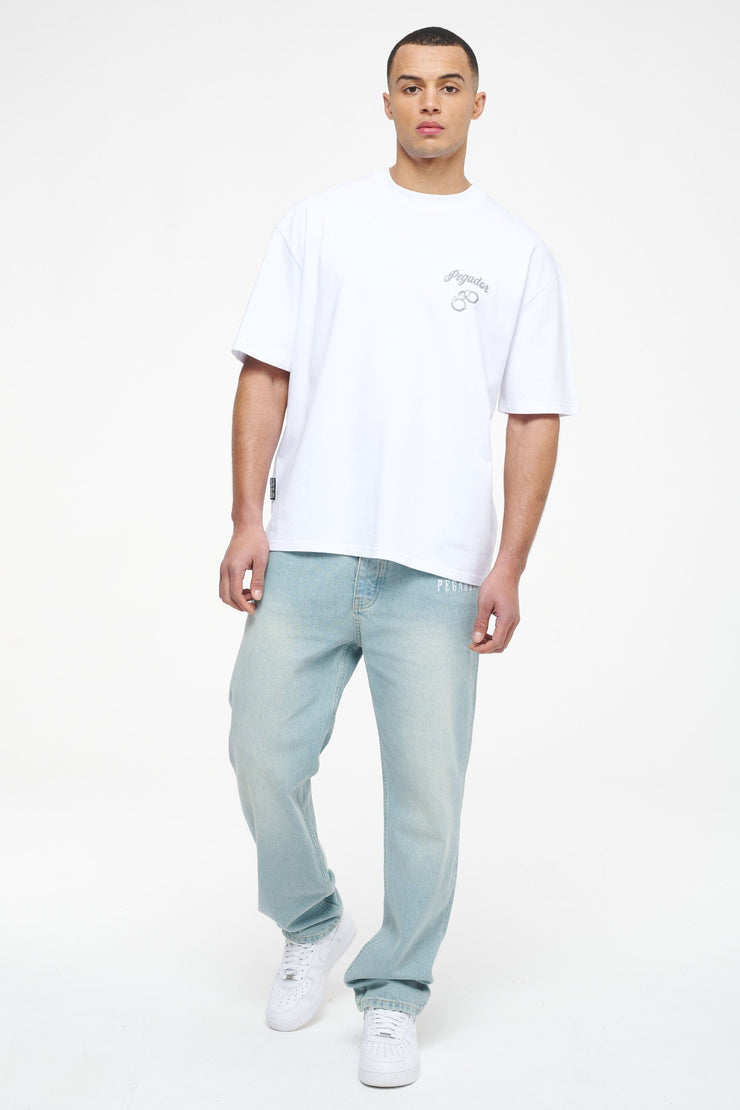 Pegador Skena Oversized Tee White JETZT KAUFEN