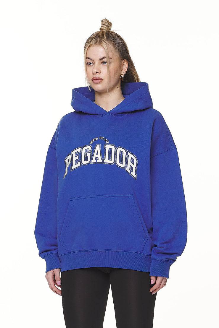 Pegador Wayruna Oversized Hoodie Washed True Blue Zeitbegrenzte Promotion