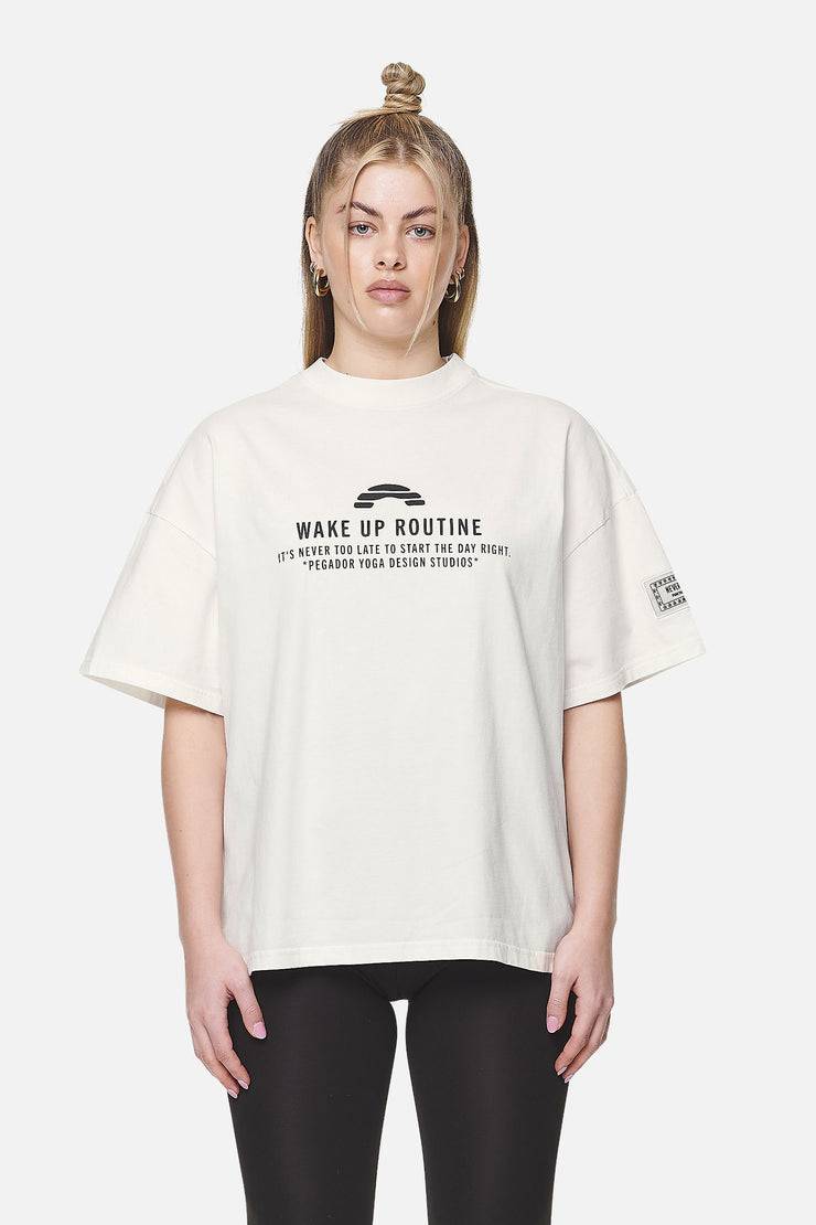 Pegador Idalia Heavy Oversized Tee Washed Coconut Milk Nur noch ein Tag übrig