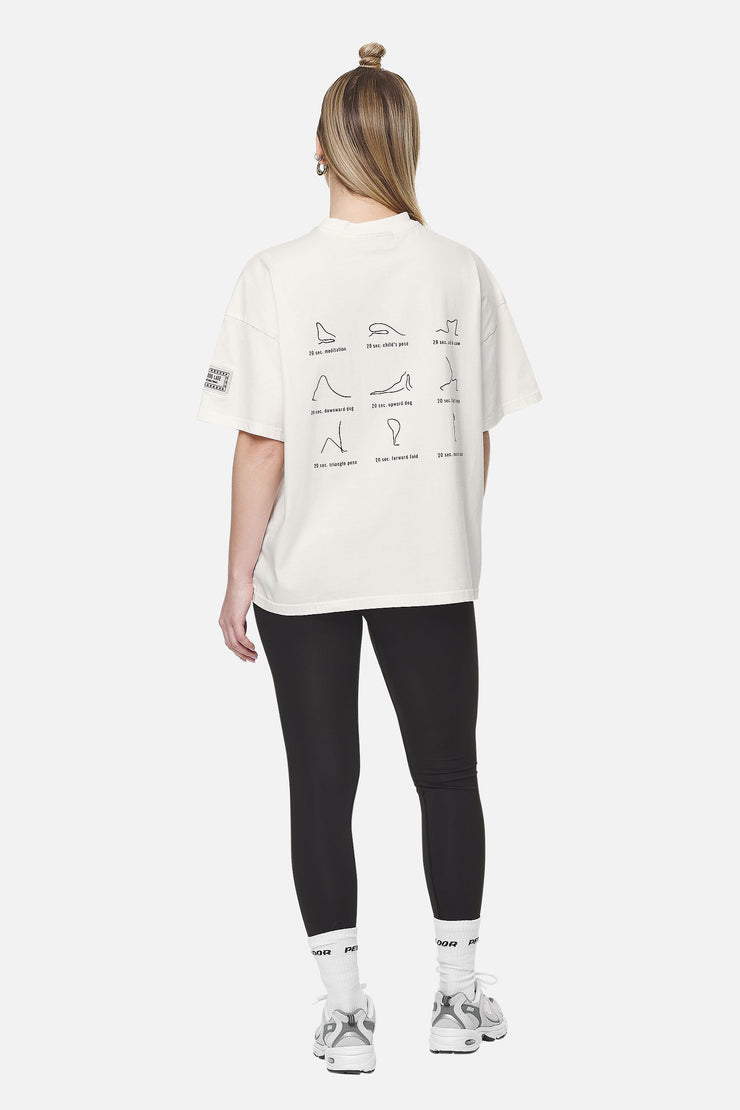 Pegador Idalia Heavy Oversized Tee Washed Coconut Milk Nur noch ein Tag übrig