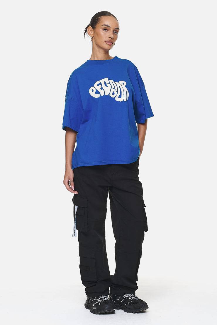 Pegador Paluma Heavy Oversized Tee Washed True Blue Kostenloser Versand international