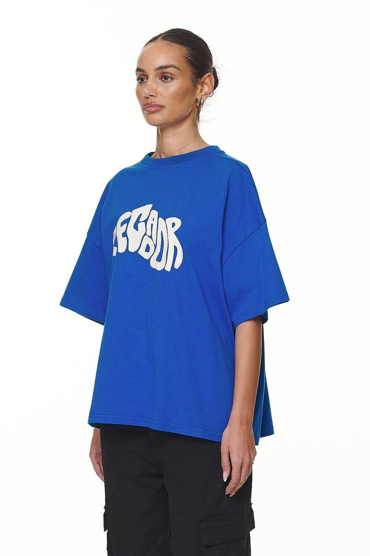 Pegador Paluma Heavy Oversized Tee Washed True Blue Kostenloser Versand international