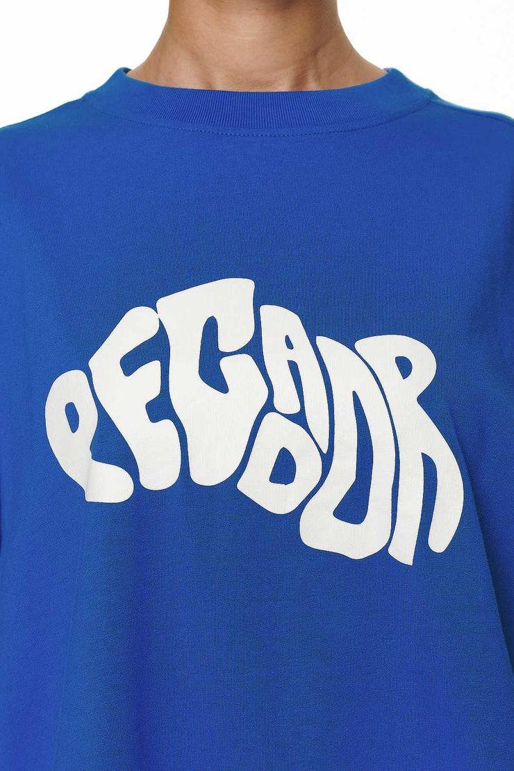 Pegador Paluma Heavy Oversized Tee Washed True Blue Kostenloser Versand international