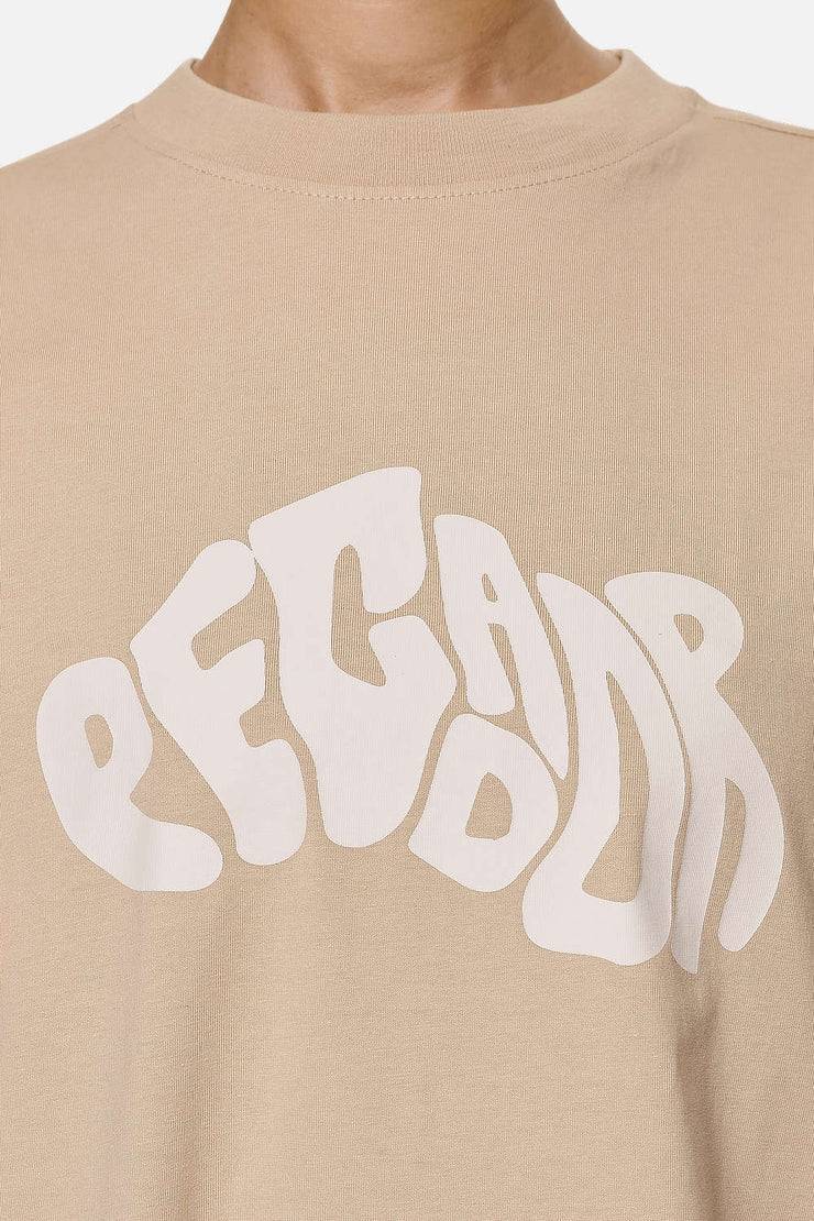 Pegador Paluma Heavy Oversized Tee Washed Safari Sand Fabrikladen