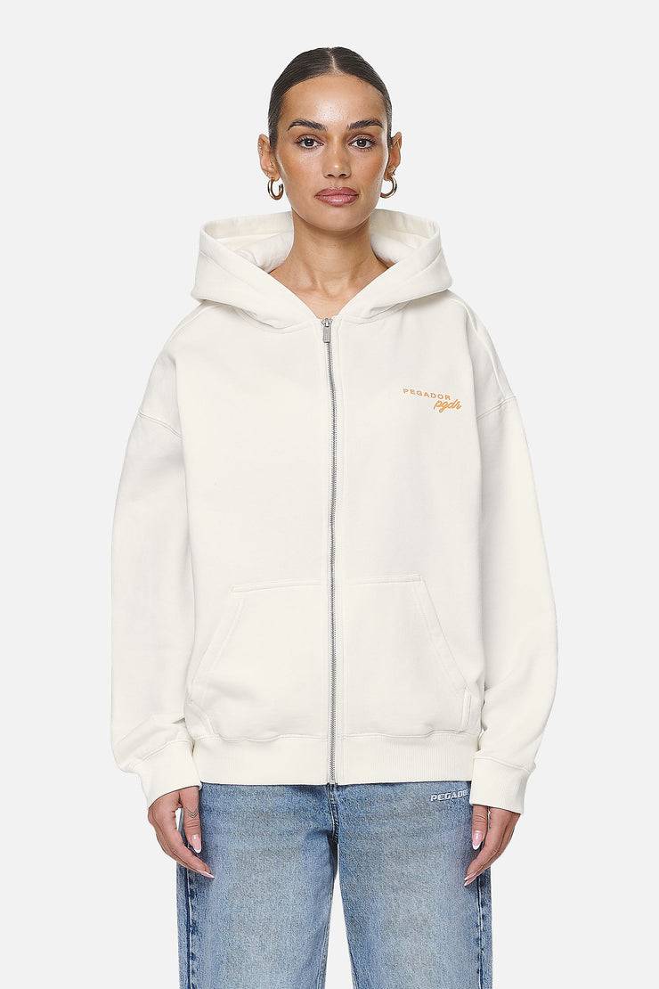 Pegador Berri Oversized Zip Hoodie Washed Coconut Milk Begrenzt auf 3 Tage
