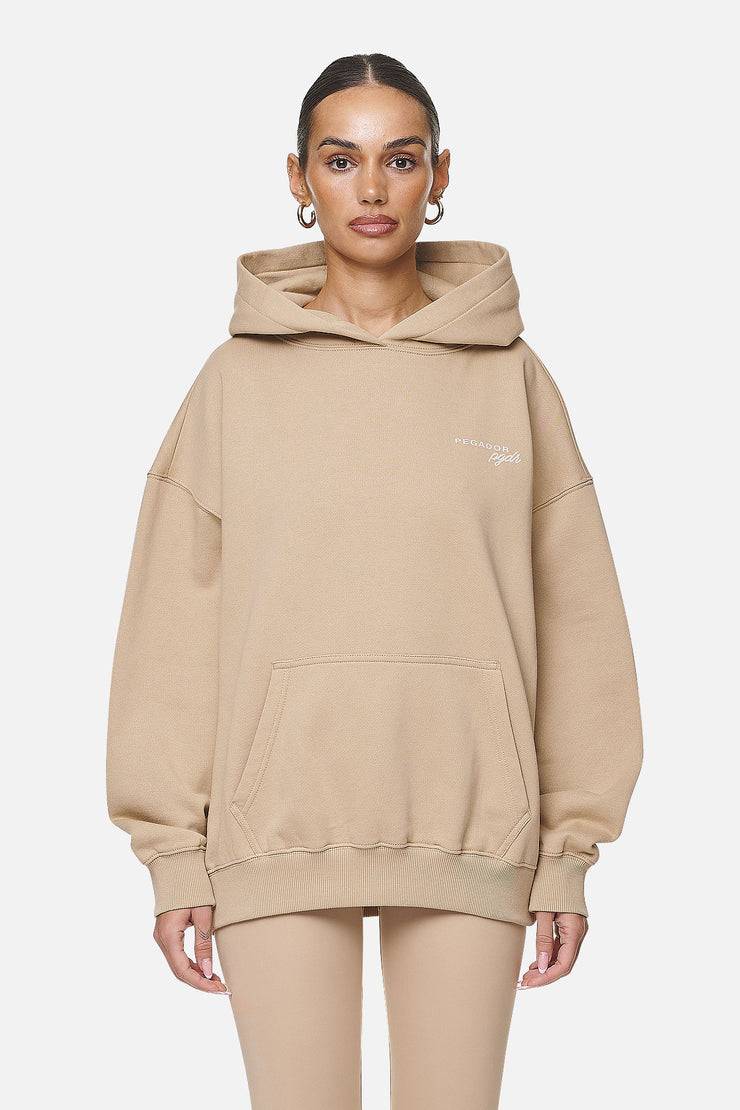 Pegador Berri Oversized Hoodie Washed Safari Sand Speichern exportieren
