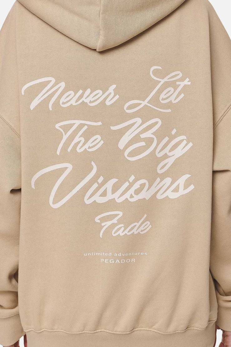 Pegador Berri Oversized Hoodie Washed Safari Sand Speichern exportieren