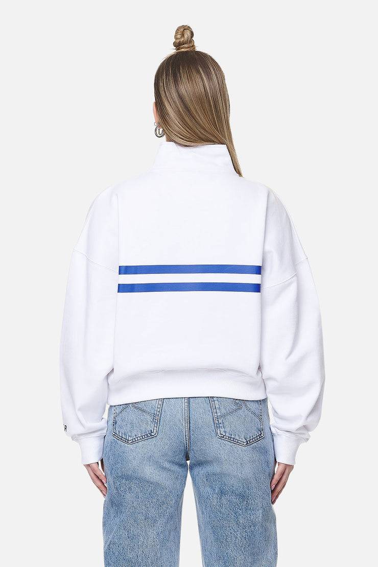 Pegador Sarina Oversized Halfzip Sweater White 50% Rabatt für begrenzte Zeit