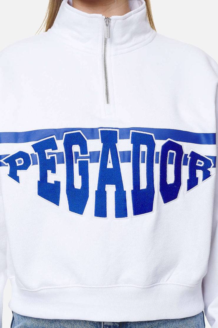 Pegador Sarina Oversized Halfzip Sweater White 50% Rabatt für begrenzte Zeit