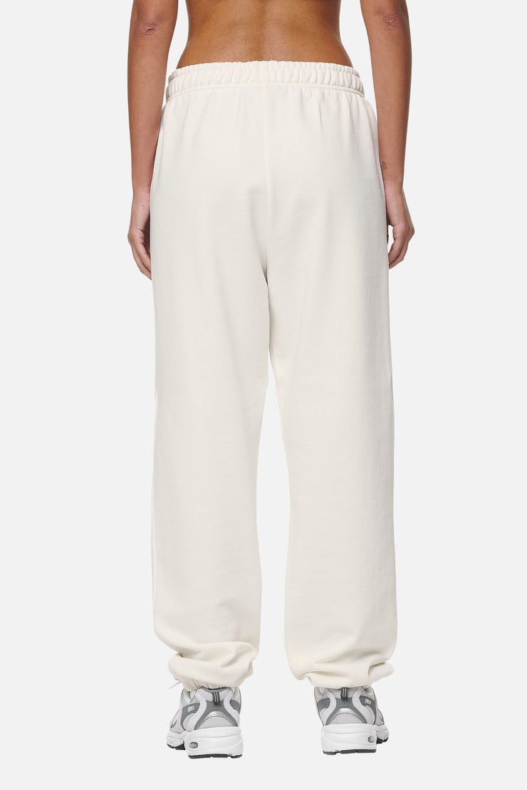 Pegador Villa High Waisted Sweat Pants Washed Coconut Milk Black Gum Schlussverkauf