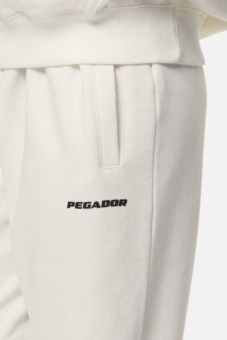 Pegador Villa High Waisted Sweat Pants Washed Coconut Milk Black Gum Schlussverkauf