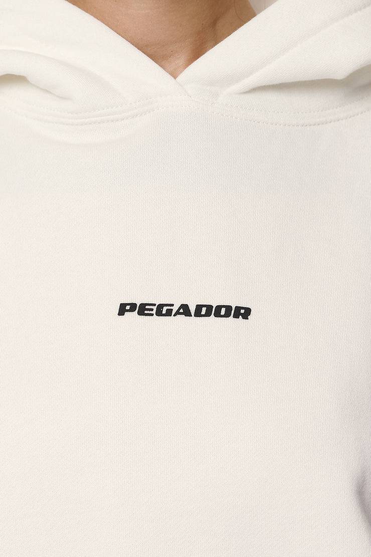Pegador Clarita Logo Oversized Hoodie Washed Coconut Milk Black Gum Günstiger Verkauf
