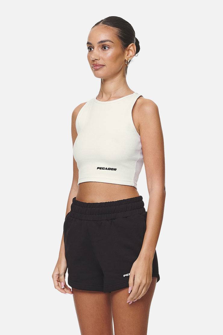 Pegador Ayla Crop Top Washed Coconut Milk Black Meist gekauft