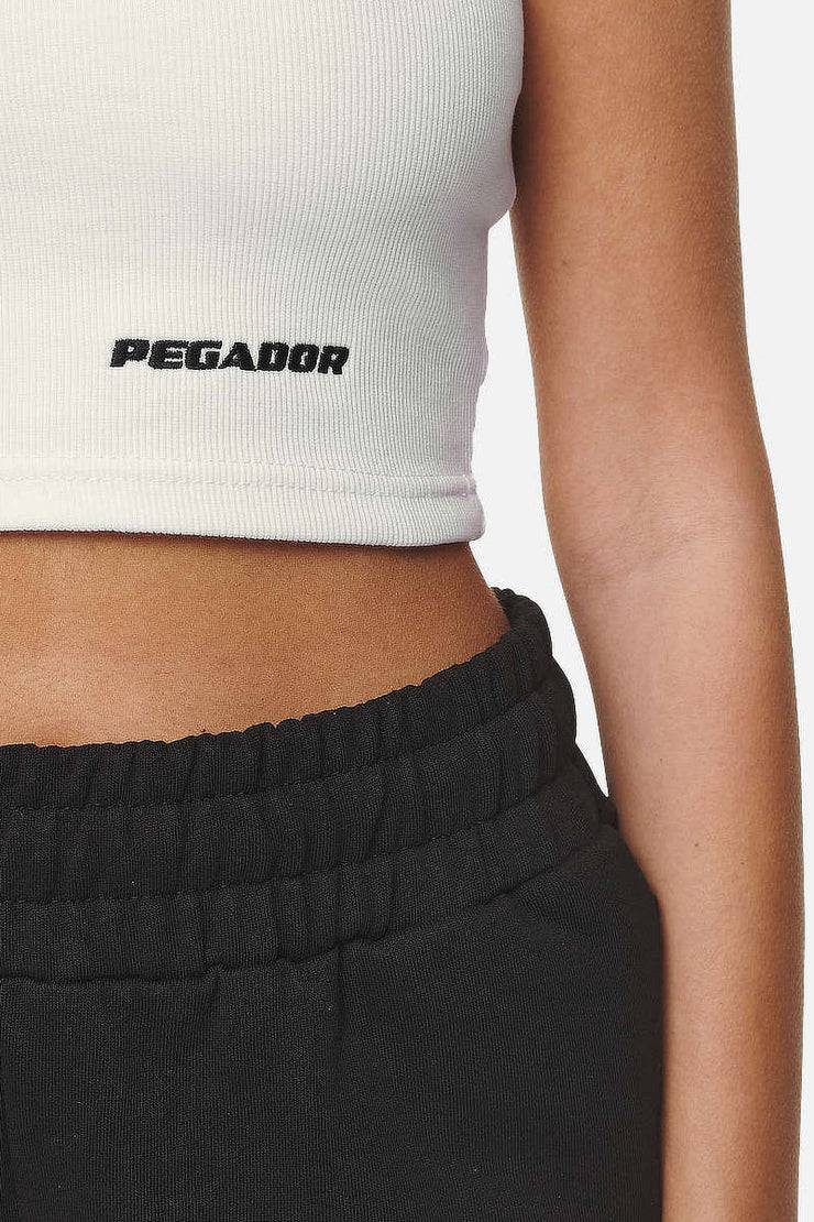 Pegador Ayla Crop Top Washed Coconut Milk Black Meist gekauft