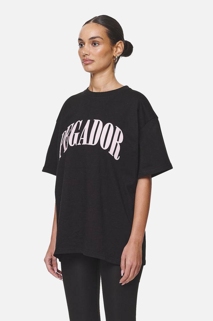 Pegador Miami Oversized Tee Black Flamingo Kostenloser Versand