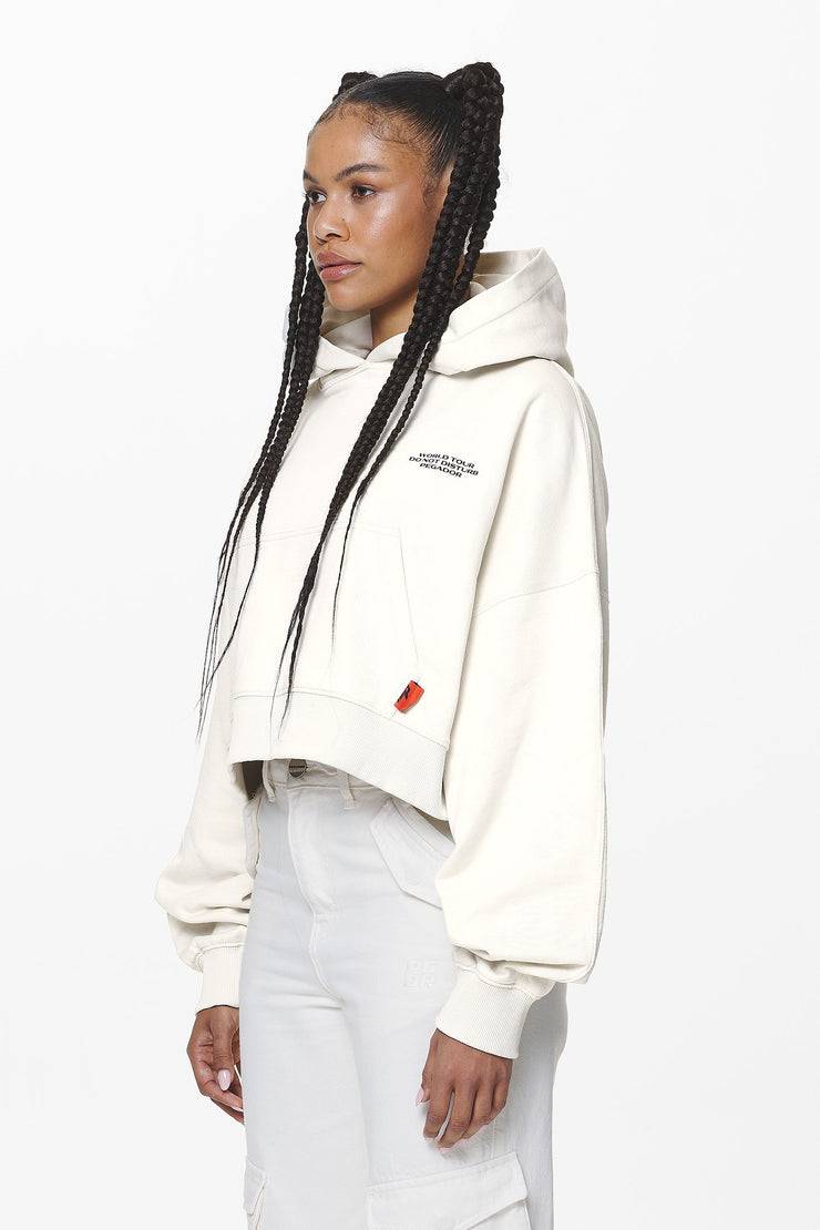 Pegador Vrena Oversized Cropped Hoodie Washed Salty Cream Fabrikpreis