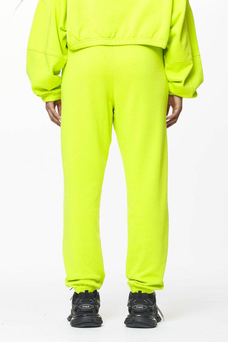Pegador Villa High Waisted Sweat Pants Washed Lime Yellow Gum Günstig kaufen