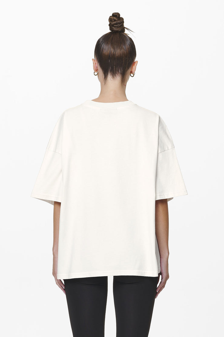 Pegador Troms Heavy Oversized Tee Washed Salty Cream Begrenztes Angebot