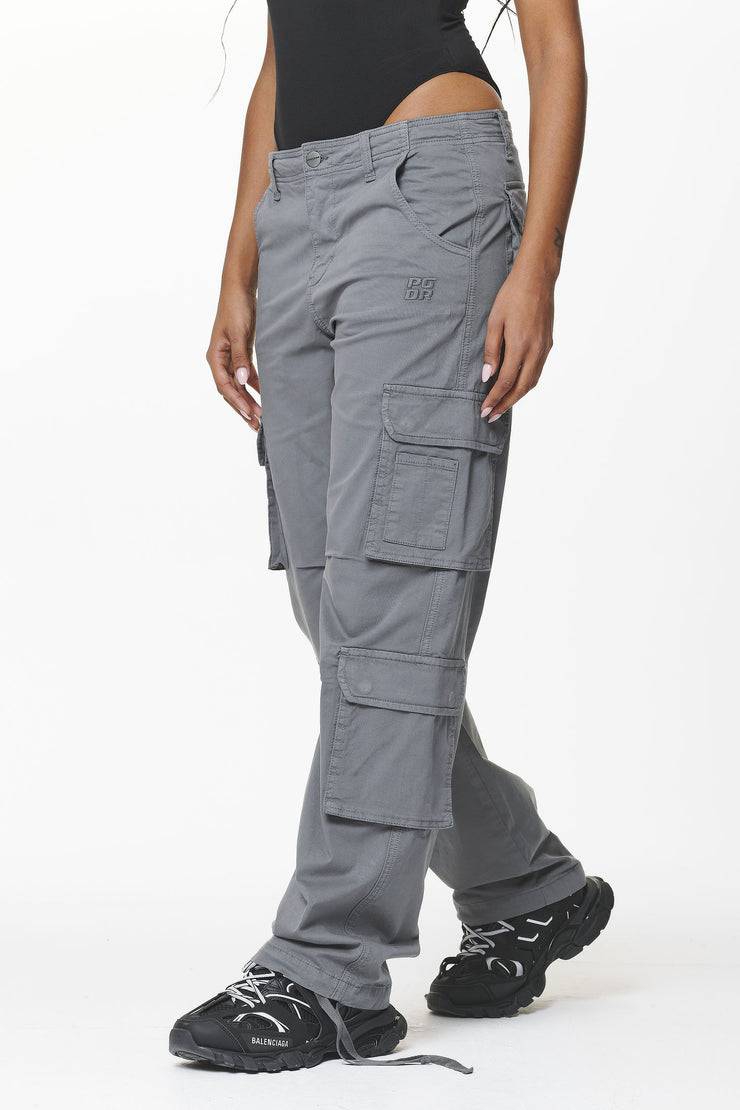 Pegador Tanum Wide Cargo Pants Anthracite Grey Online Shopping