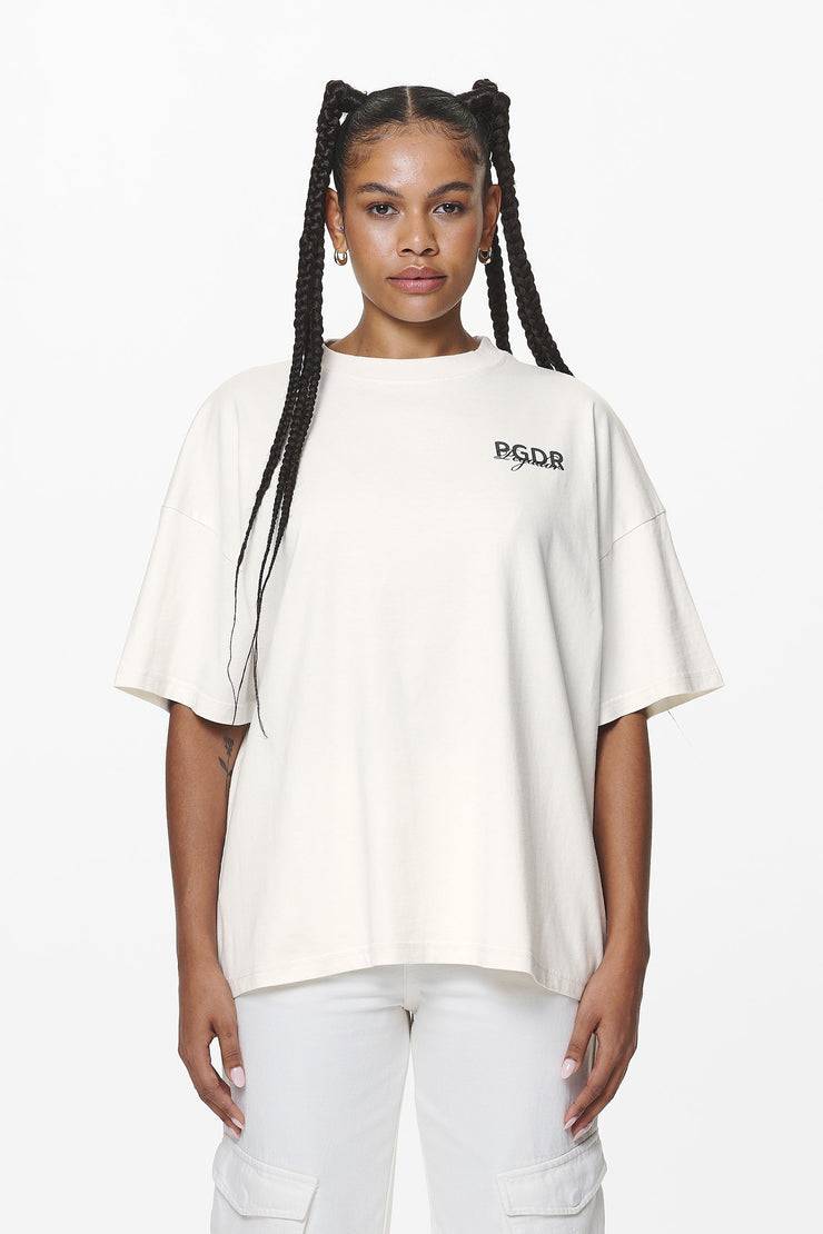 Pegador Sona Heavy Oversized Tee Washed Salty Cream Preisnachlass