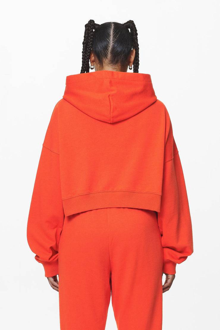 Pegador Salita Oversized Cropped Hoodie Washed Signal Red Gum Cyber Monday