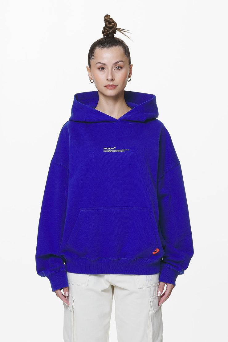 Pegador Navisk Oversized Hoodie Washed Endless Blue Valentinstagsangebot