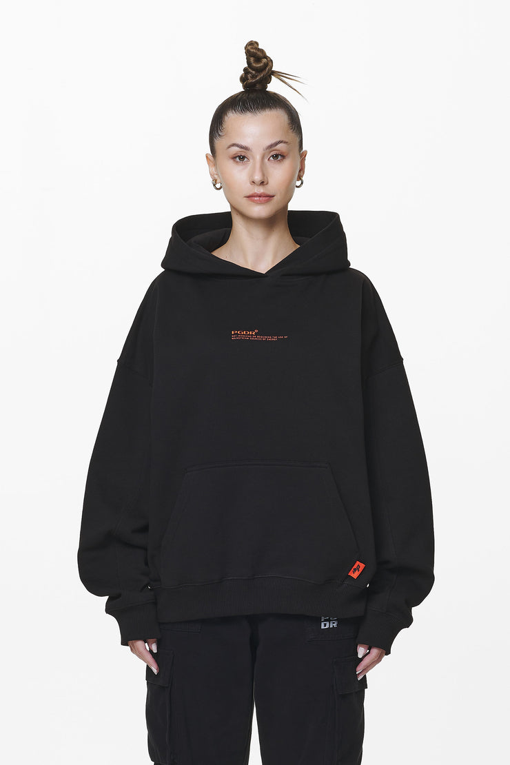 Pegador Navisk Oversized Hoodie Black Jubiläumsangebot