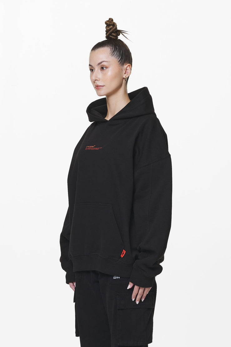 Pegador Navisk Oversized Hoodie Black Jubiläumsangebot