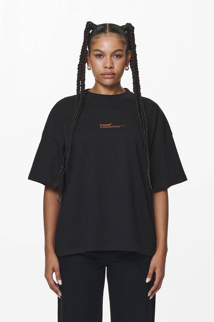 Pegador Navisk Heavy Oversized Tee Black Top Angebot