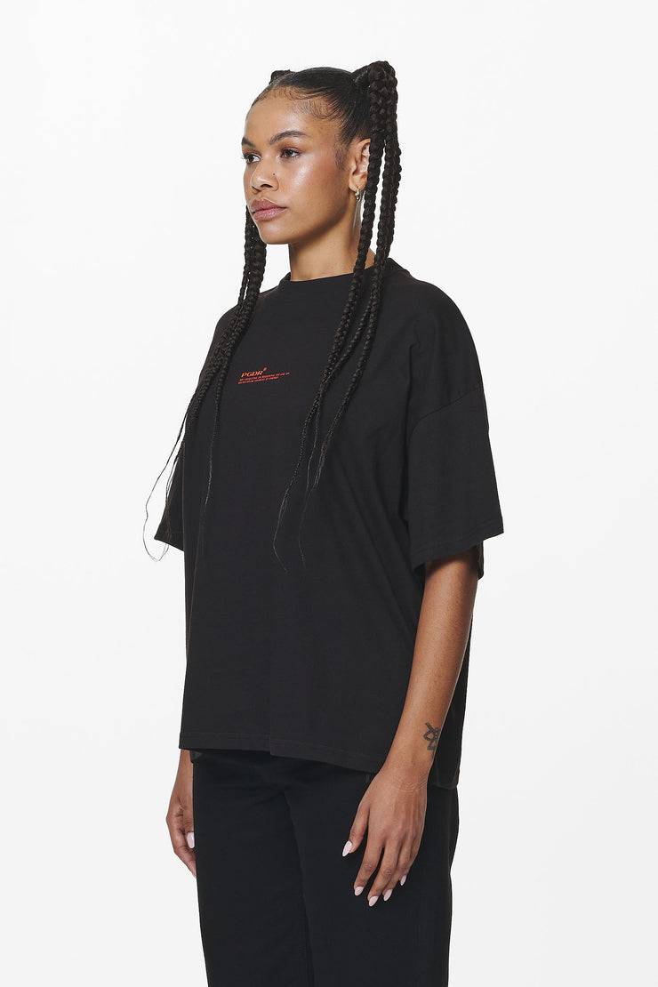 Pegador Navisk Heavy Oversized Tee Black Top Angebot
