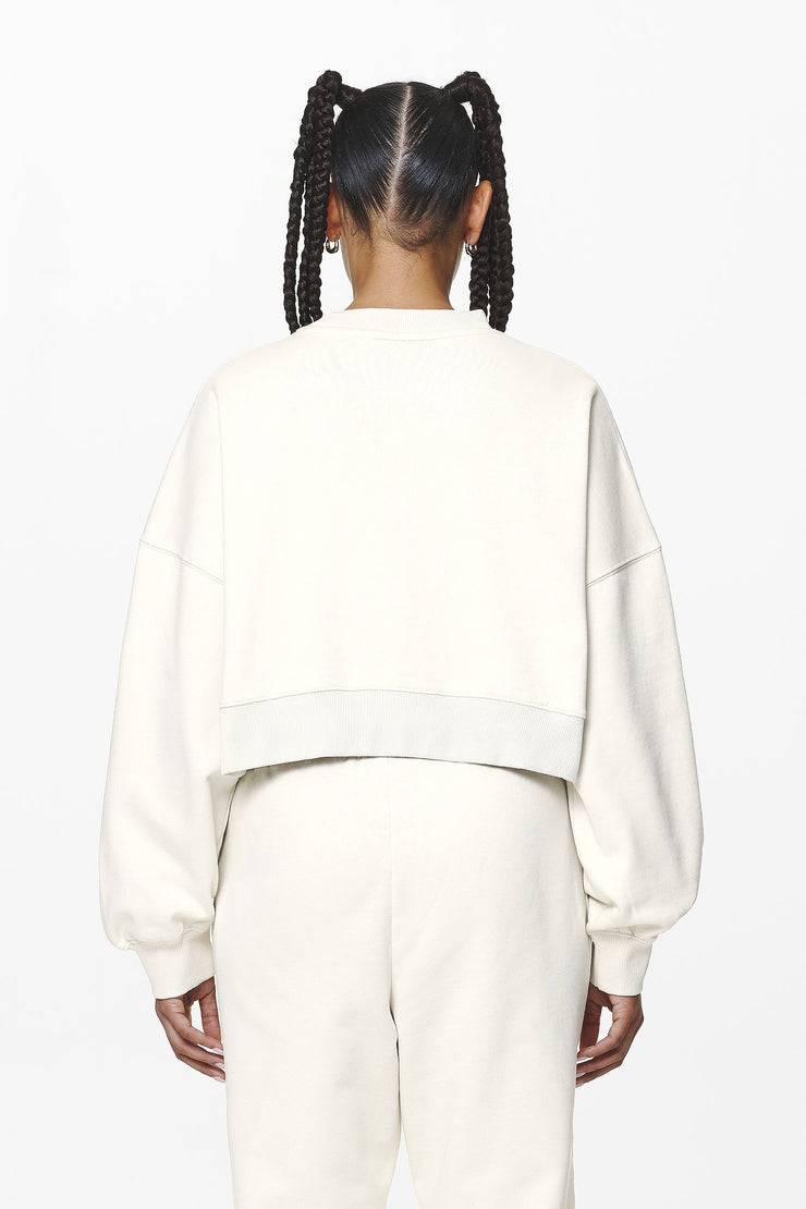Pegador Londa Cropped Oversized Sweater Washed Salty Cream Gum Bestseller