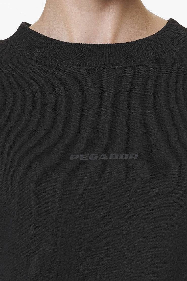 Pegador Londa Cropped Oversized Sweater Black Gum Saisonale Angebote